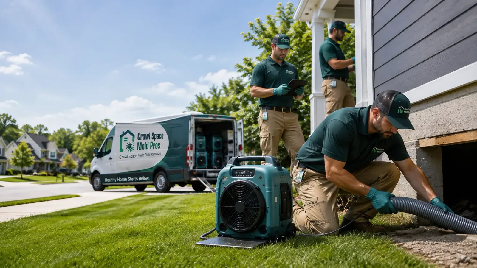 Crawl Space Mold Removal in Garden City, ID